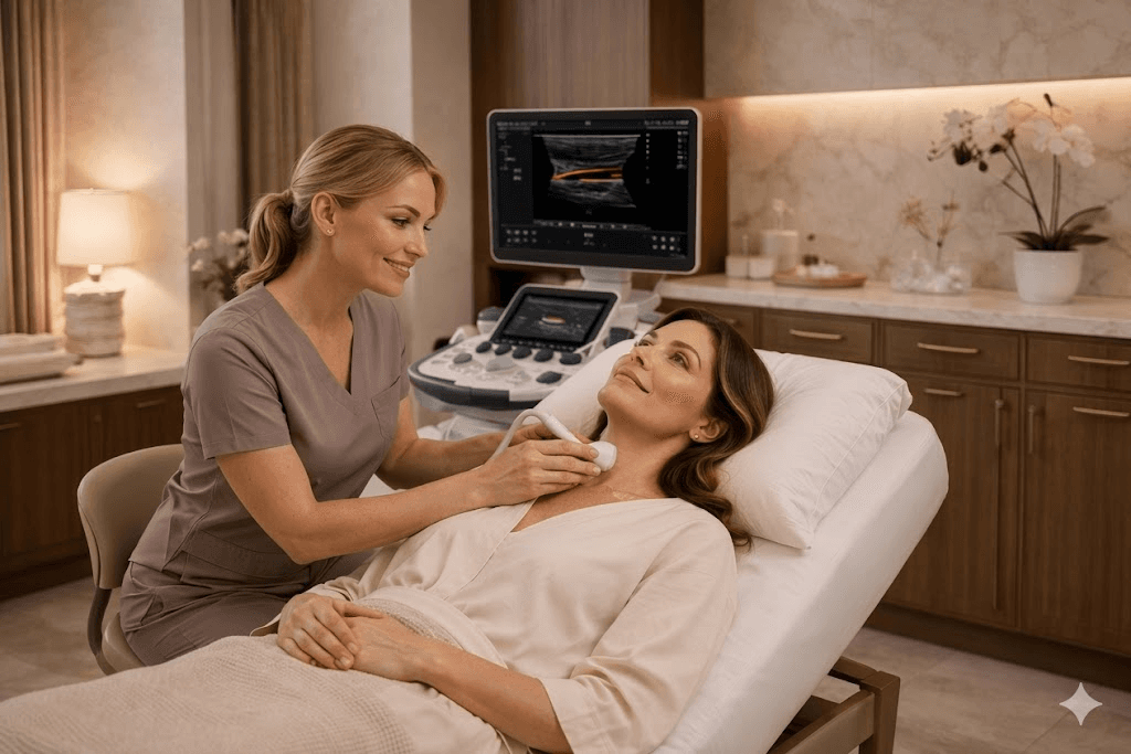 Preventative ultrasound screening in a clinical setting